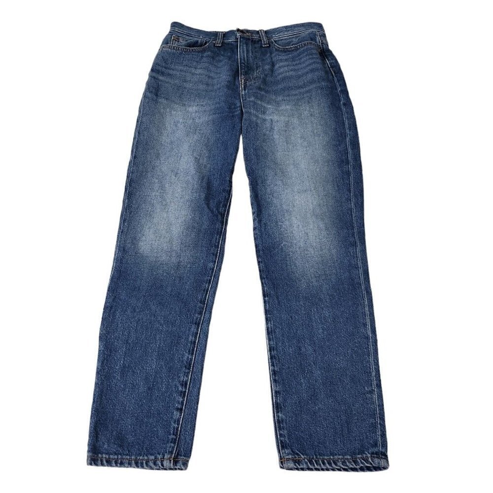 Madewell Mom Jeans 25 Womens Blue High Rise Medium Wash Denim AA585 - Picture 3 of 15